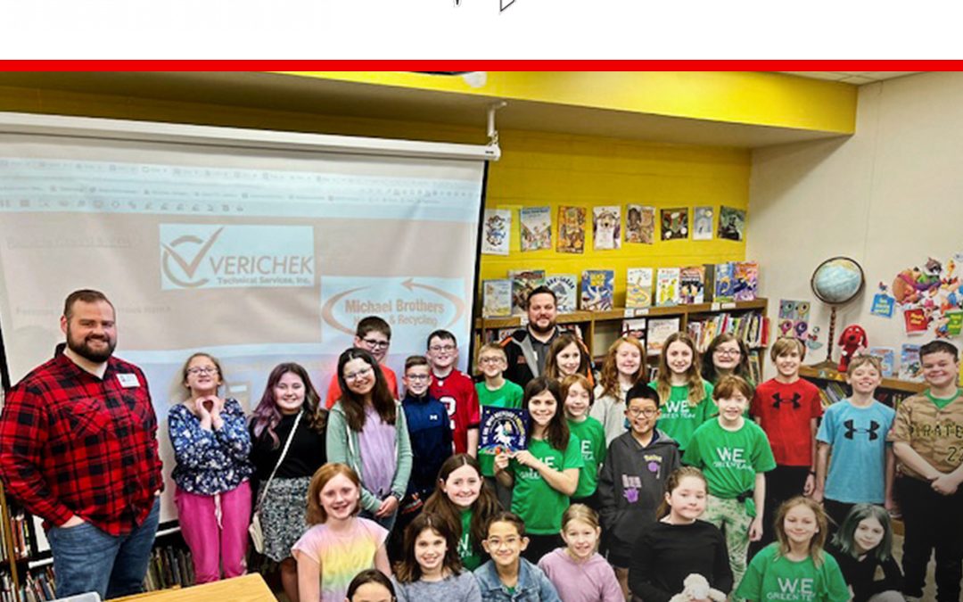 The Green Team will be reading “The Girl Who Recycled 1 Million Cans” and hosting their own Metal Recycling Event on Saturday, March 25th, 9 am – 12 pm. All proceeds made from the scrap metal are going back to the Green Team! at George Washington Elementary School in Bethel Park, PA School District!